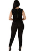 Zipper-Jumpsuit-Ripped-Knees-Kanndie-Black-Pink-Blue-Gray-Jumpsuit-casual-Creative-Zip-Line-Black-Stretchy-Jumpsuit-Long-Pants