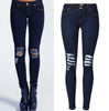 Low Waist Ripped Denim Jeans