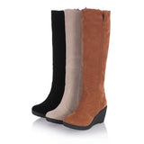 Wedge Winter Long-Barreled Snow Boots