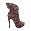 Mid-Calf Leopard Stiletto Boots