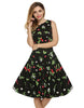 Printed Retro Vintage Dress