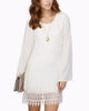 Long Sleeve Chiffon Casual Mini Dress