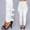 High Waist Side Pocket Pants